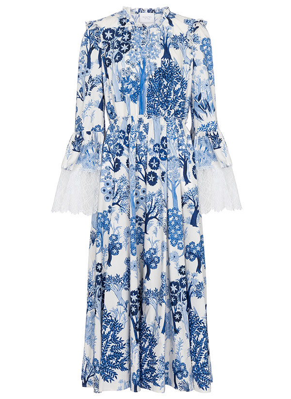 Floral midi dress, Giambattista Valli